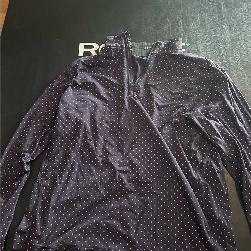 Greyson Navy and Pink Patterned Shirt